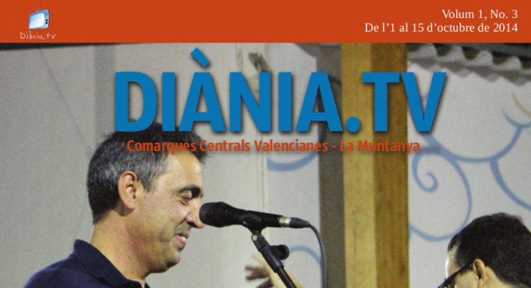La revista de DIÀNIA.TV – número 3 – de l’1 al 15 d’octubre de 2014