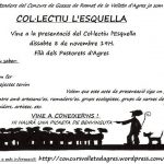 El Col·lectiu l'Esquella es presenta a Agres el pròxim 8 de novembre
