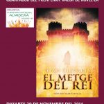 Joan Olivares presentarà "El Metge del Rei" a Almiserà el pròxim 29 de novembre