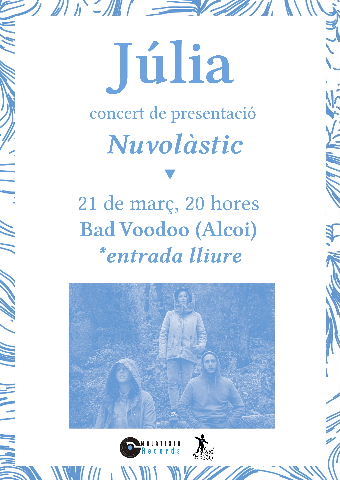 'Nuvolàstic' veu la llum al Bad Voodoo d'Alcoi el pròxim 21 de març