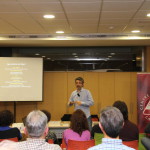 Just Sellés enalteix el visir Al-Azraq durant la presentació de la seua segona novel·la a Castalla