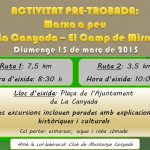 Una ruta per La Canyada-Camp de Mirra escalfa motors per a la Trobada de l'Alcoià-Comtat