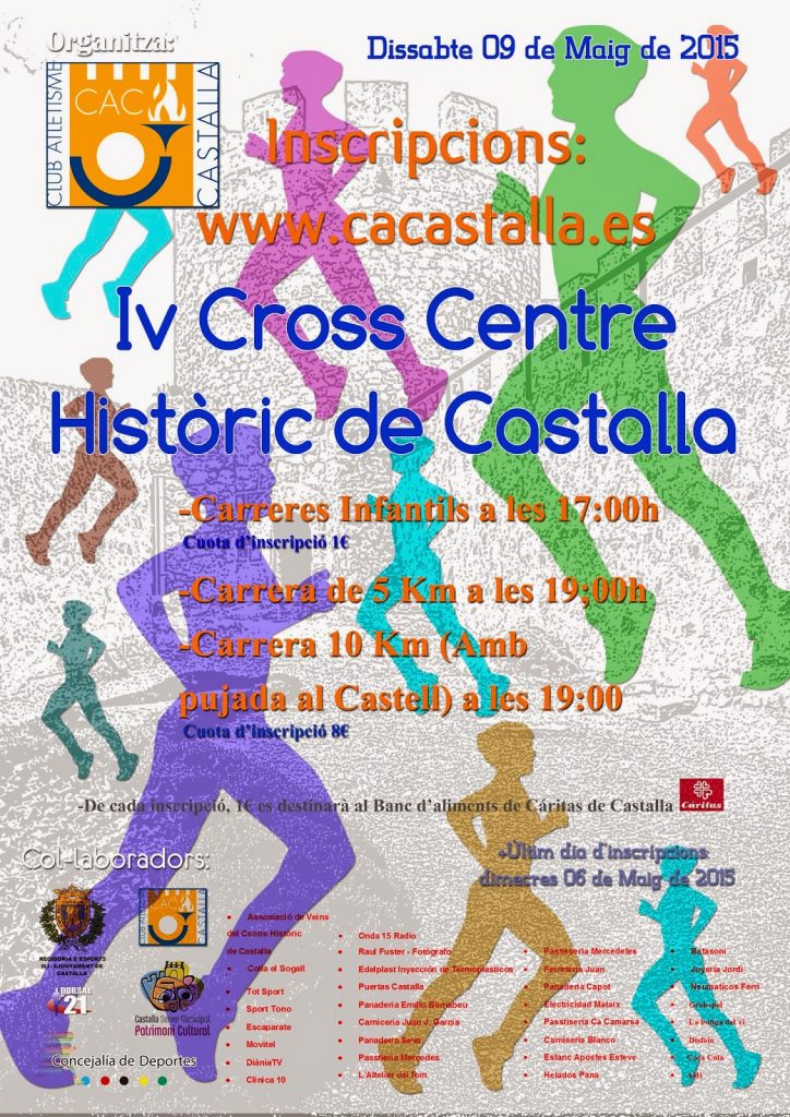 El IV Cross pel Centre Històric de Castalla tindrà lloc el pròxim 9 de maig