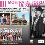 Xixona acull la VIII Mostra de Folklore el 16 d'agost