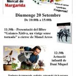 Dani Miquel i Manel Arcos visiten el Mercat de Margarida el 20 de setembre