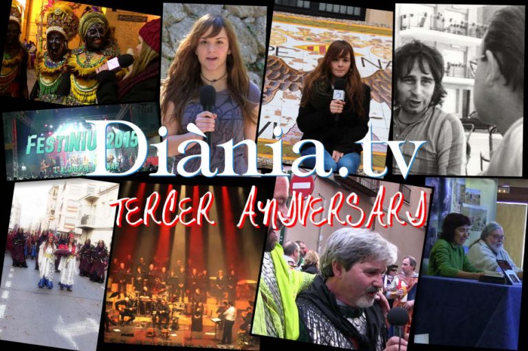 Diània Televisió compleix tres anys de difusió de cultura popular a La Muntanya