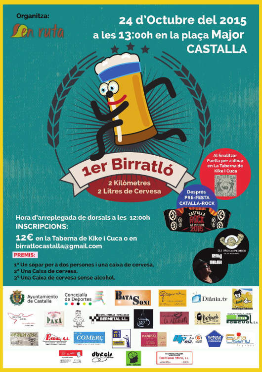 Castalla acull la primera edició del 'Birratló' el pròxim 24 d'octubre