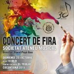 L'Ateneu Musical de Cocentaina ofereix el concert 'Colors de Fira' el pròxim 25 d'octubre