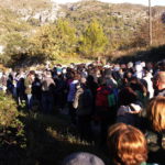 La jornada començà amb excursió molt didàctica pels voltants de l'encantador poble de la Vall. Així, la gran afluència de participants pogueren conéixer quines espècies d'herbes mengívoles ens queden més a prop i tenim a l'abast al nostre territori. Els encarregats de guiar la ruta foren l'enginyer de muntanyes Josep Maria Peiró, i el biòleg Vicent Morera, coautor del llibre "La Vall de Gallinera. Per camins de moriscos i mallorquins". Més de 200 persones gaudeixen d'una jornada etnobotànica a Benialí
