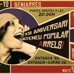 L'Ateneu Popular Arrels celebra el seu 12é Aniversari el pròxim 5 de desembre a Beniarrés