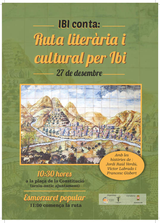 La ruta literària i cultural 'Ibi conta' tindrà lloc el pròxim 27 de desembre