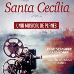 La Unió Musical de Planes interpreta als grans del cinema el pròxim 12 de desembre