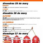 Pasqua a la Vall de Gallinera del 25 al 27 de març