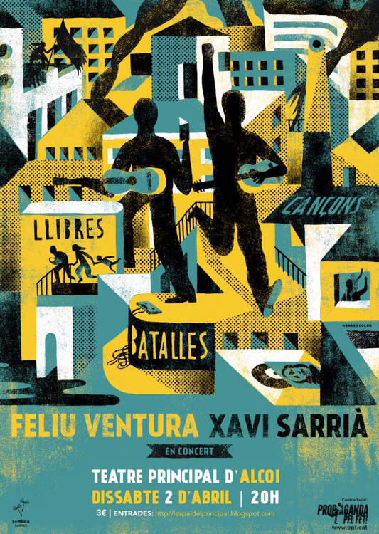 Xavi Sarrià i Feliu Ventura actuen al Teatre Principal d'Alcoi el 2 d'abril