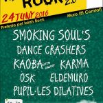 La quarta edició del 'Muro Rock' se celebrarà el 24 de juny