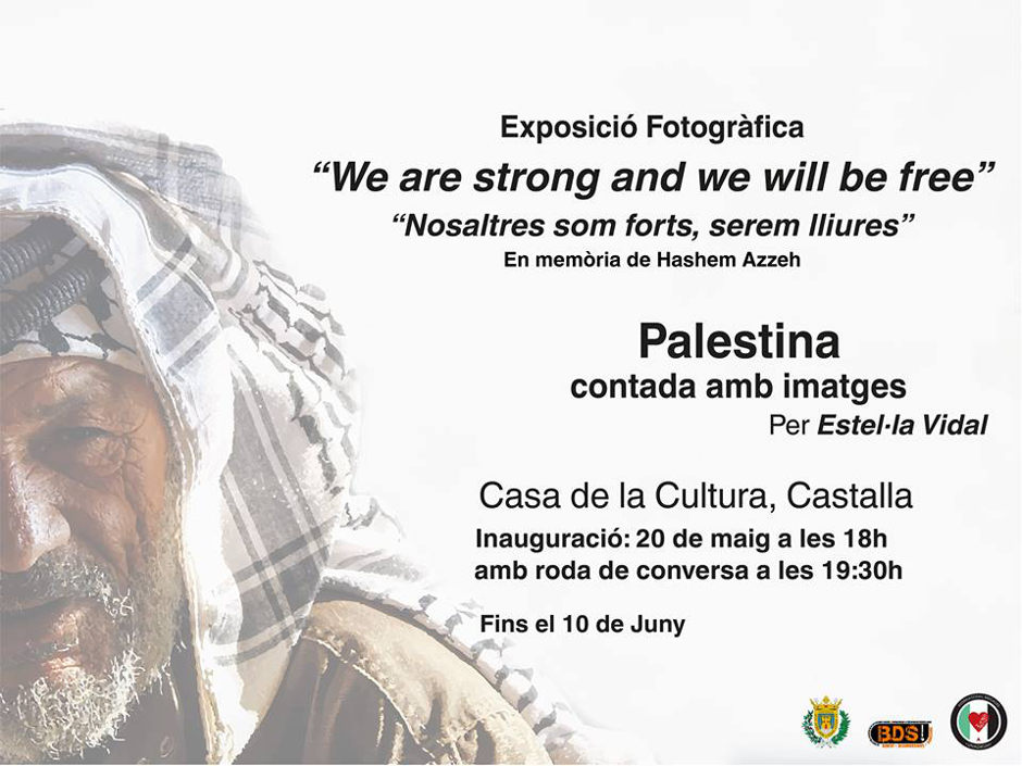 Castalla rep l'exposició fotogràfica 'Palestina contada amb imatges'