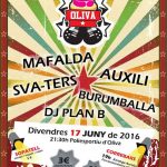 Mafalda, Sva-Ters, Auxili i Burumballa actuen al Figatell Sound d'Oliva