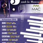 'Jazz amb la Manco" continua aquest cap de setmana en L'Orxa