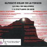 La Vall de Gallinera dóna la benvinguda a la tardor amb l'Alineació Solar de la Foradà
