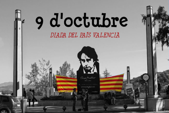 Diània celebra el 9 d'octubre, Diada del País Valencià