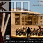 Mal Passet​ celebra el XIIIé Festival de Colles el 5 de març a Cocentaina
