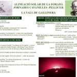 L'Alineació Solar de la Foradà marca l'inici de les Jornades Cavanilles - Pellicer