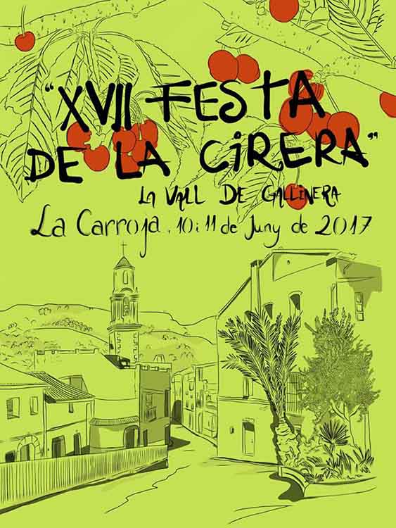 La XVII Festa de la Cirera serà a la Carroja el 10 i 11 de juny