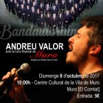 Andreu Valor i la Unió Musical de Muro ofereixen un 'Bandautòrium' el pròxim 8 d'octubre