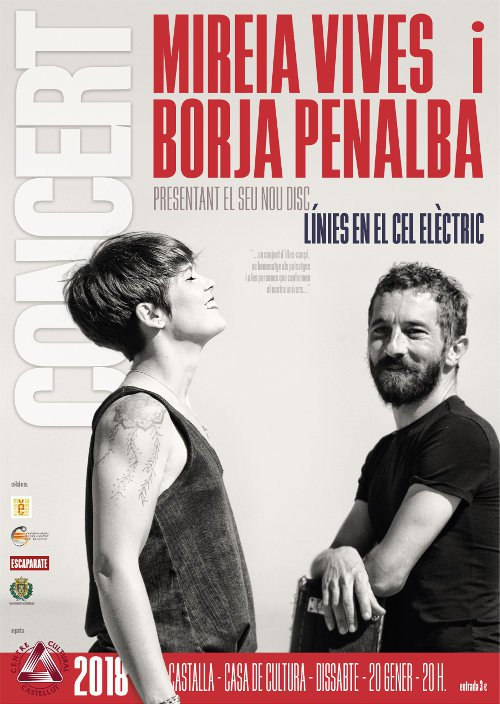 Mireia Vives i Borja Penalba presenten 'Línies en el cel elèctric' a Castalla