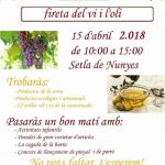 Setla de Nunyes celebra la VI Fireta de l’Oli i el Vi el 15 d’abril