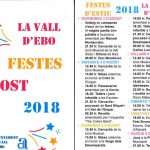 La Vall d'Ebo enceta les Festes d'Estiu aquest divendres