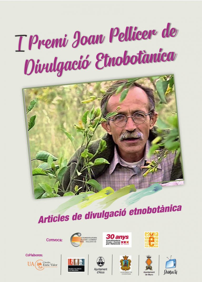 Neix el Premi Joan Pellicer de Divulgació Etnobotànica