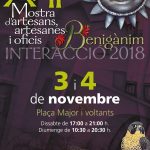 Benigànim celebra la 17a edició de la 'Mostra d'Artesans' aquest cap de setmana