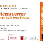 ACPV Vall d'Albaida commemora l'Any Sant Vicent Ferrer amb una conferència