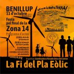 Benillup acull la festa per la fi del Pla Eòlic el pròxim divendres 11 d'octubre