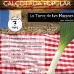 La Torre de les Maçanes acull una calçotada popular el pròxim 7 de març