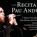 Pau Anduix oferirà un recital al Palau Comtal de Cocentaina