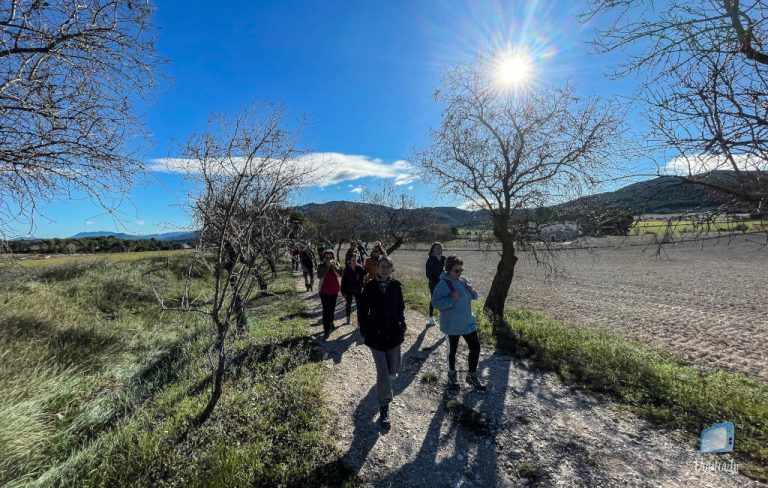 Èxit de participació en la ruta guiada a Polop Alt on Iberdrola pretén instal·lar una macroplanta solar