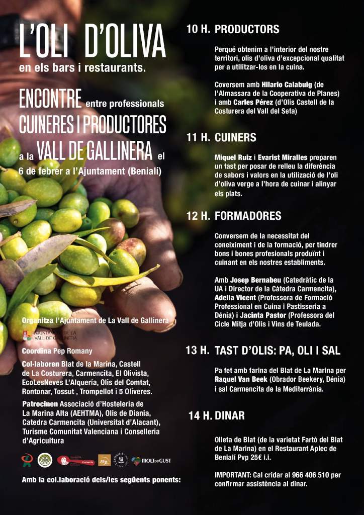 I Encontre Oli Oliva Vall Gallinera
