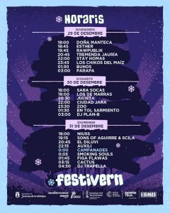 Horaris Festivern 2023-24