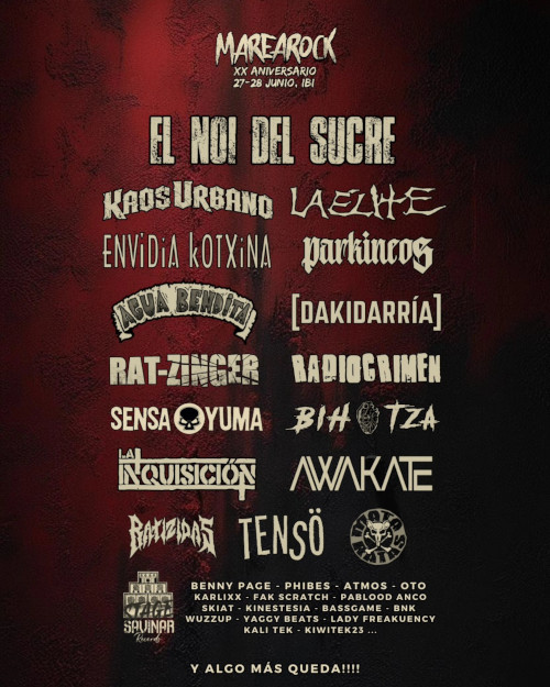 Cartell Marea Rock Festival Ibi 2025