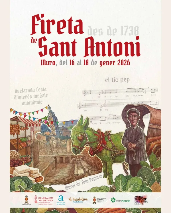 Fireta Sant Antoni Muro 2026