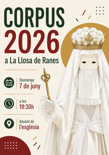 Corpus Llosa Ranes 2026