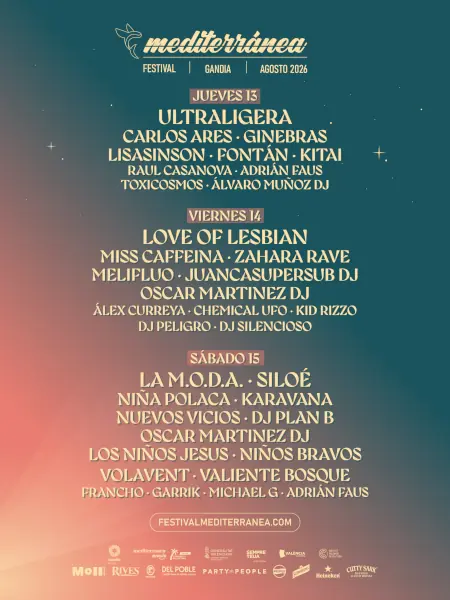 Festival Mediterranea Gandia 2026