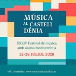 Música al Castell de Dénia 2026