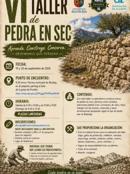 Taller Pedra en Sec Alcoleja