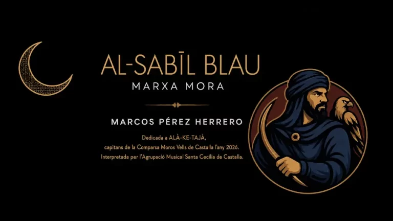 Castalla estrena ‘Al-Sabil Blau’, la marxa mora que recorre el camí d’Al-Azraq